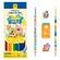 kit escolar bob esponja 17 itens caixa com6  leo-leo_10811-2